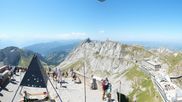 Archived webcam image showing Pilatus: Railway top station on 8 Aug 2026 at 12:39