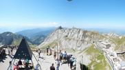 Archived webcam image showing Pilatus: Railway top station on 8 Aug 2026 at 14:39