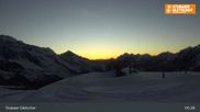 Archived webcam image showing Stubai Glacier: Top Station Murmele on 22 May 2026 at 05:07
