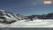 Archived webcam image showing Stubai Glacier: Top Station Murmele on 22 May 2026 at 09:07