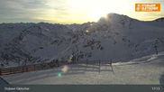 Archived webcam image showing Stubai Glacier - Top Station Fernau on Feb 26, 2026 at 5:53 PM