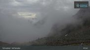 Archived webcam image showing Schnalstal Glacier: Lazaun Top Station on 6 Jun 2026 at 08:31