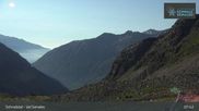 Archived webcam image showing Schnalstal Glacier: Lazaun Top Station on 20 Jun 2026 at 08:06