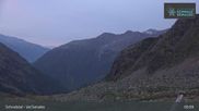 Archived webcam image showing Schnalstal Glacier: Lazaun Top Station on 21 Jun 2026 at 05:15