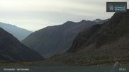 Archived webcam image showing Schnalstal Glacier: Lazaun Top Station on 21 Jun 2026 at 07:15