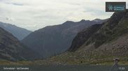 Archived webcam image showing Schnalstal Glacier: Lazaun Top Station on 21 Jun 2026 at 11:15