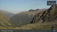 Archiviertes Webcam Bild: Schnalstaler Gletscher: Lazaun Bergstation am 12.07.2026 um 19:25 Uhr