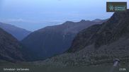 Archived webcam image showing Schnalstal Glacier: Lazaun Top Station on 23 Jul 2026 at 03:10