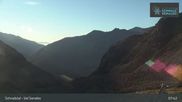 Archived webcam image showing Schnalstal Glacier: Lazaun Top Station on 15 Sep 2026 at 08:00