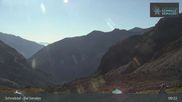 Archived webcam image showing Schnalstal Glacier: Lazaun Top Station on 15 Sep 2026 at 09:00