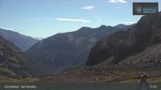 Archived webcam image showing Schnalstal Glacier: Lazaun Top Station on 15 Sep 2026 at 11:00
