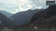 Archived webcam image showing Schnalstal Glacier: Lazaun Top Station on 19 Sep 2026 at 09:16