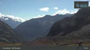 Archived webcam image showing Schnalstal Glacier: Lazaun Top Station on 19 Sep 2026 at 11:16