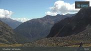 Archived webcam image showing Schnalstal Glacier: Lazaun Top Station on 19 Sep 2026 at 13:16