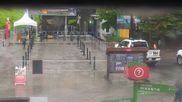 Archived webcam image showing Tremblant: South Base Express Gondola on 18 Jun 2026 at 16:56