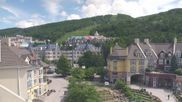 Archived webcam image showing Tremblant: Base Station Cabriolet on 22 Jun 2026 at 16:17