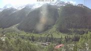 Archiviertes Webcam Bild: Lötschental: Blick von Wiler aufs Bietschhorn am 28.05.2026 um 10:00 Uhr