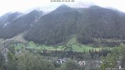 Archived webcam image showing Lötschental: View from Wiler to Bietschhorn on 26 Aug 2026 at 07:27