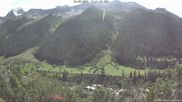 Archived webcam image showing Lötschental: View from Wiler to Bietschhorn on 26 Aug 2026 at 12:27