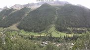 Archived webcam image showing Lötschental: View from Wiler to Bietschhorn on 26 Aug 2026 at 14:27