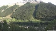 Archived webcam image showing Lötschental: View from Wiler to Bietschhorn on 26 Aug 2026 at 18:27