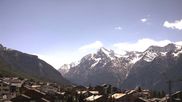 Archiviertes Webcam Bild: Grächen: Ausblick vom Chalet Soldanella am 29.05.2026 um 14:54 Uhr