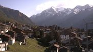 Archiviertes Webcam Bild: Grächen: Ausblick vom Chalet Soldanella am 29.05.2026 um 18:54 Uhr