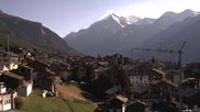 Archiviertes Webcam Bild: Grächen: Ausblick vom Chalet Soldanella am 12.07.2026 um 18:40 Uhr