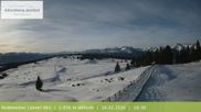 Archived webcam image showing View from the mountaintop around Rodenecker Lüsner Alm on Feb 26, 2026 at 4:15 PM