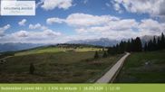 Archived webcam image showing View from the mountaintop around Rodenecker Lüsner Alm on 28 May 2026 at 12:49