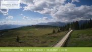 Archived webcam image showing View from the mountaintop around Rodenecker Lüsner Alm on 28 May 2026 at 16:10