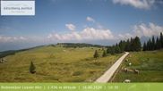 Archived webcam image showing View from the mountaintop around Rodenecker Lüsner Alm on 26 Jun 2026 at 10:05