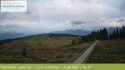 Archived webcam image showing View from the mountaintop around Rodenecker Lüsner Alm on 18 Aug 2026 at 06:32