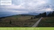 Archived webcam image showing View from the mountaintop around Rodenecker Lüsner Alm on 18 Aug 2026 at 07:32