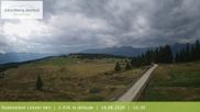 Archived webcam image showing View from the mountaintop around Rodenecker Lüsner Alm on 18 Aug 2026 at 16:32