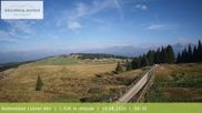 Archived webcam image showing View from the mountaintop around Rodenecker Lüsner Alm on 19 Aug 2026 at 08:13