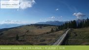 Archived webcam image showing View from the mountaintop around Rodenecker Lüsner Alm on 2 Oct 2026 at 16:51