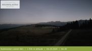 Archived webcam image showing View from the mountaintop around Rodenecker Lüsner Alm on 4 Oct 2026 at 06:38