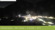 Archived webcam image showing View from Gitsch Mountain towards Weitental on 25 Mar 2026 at 02:58