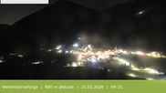 Archived webcam image showing View from Gitsch Mountain towards Weitental on 25 Mar 2026 at 04:58