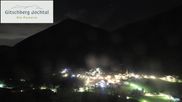 Archived webcam image showing View from Gitsch Mountain towards Weitental on 10 May 2026 at 00:23