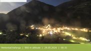 Archived webcam image showing View from Gitsch Mountain towards Weitental on 29 May 2026 at 00:34
