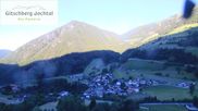 Archived webcam image showing View from Gitsch Mountain towards Weitental on 29 May 2026 at 07:34