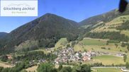 Archived webcam image showing View from Gitsch Mountain towards Weitental on 29 May 2026 at 10:34