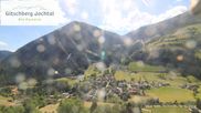 Archived webcam image showing View from Gitsch Mountain towards Weitental on 29 May 2026 at 16:34