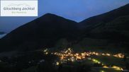 Archived webcam image showing View from Gitsch Mountain towards Weitental on 21 Jun 2026 at 04:55