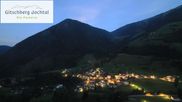 Archived webcam image showing View from Gitsch Mountain towards Weitental on 23 Jun 2026 at 04:31