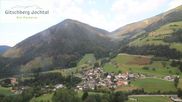 Archived webcam image showing View from Gitsch Mountain towards Weitental on 13 Jul 2026 at 07:42