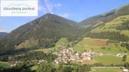 Archived webcam image showing View from Gitsch Mountain towards Weitental on 13 Jul 2026 at 08:42