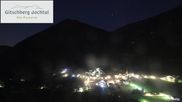 Archived webcam image showing View from Gitsch Mountain towards Weitental on 8 Aug 2026 at 04:24